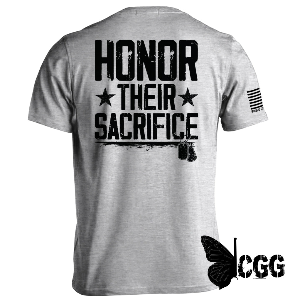 Honor Their Sacrifice Sport Grey / S Tee Nc - Apparel