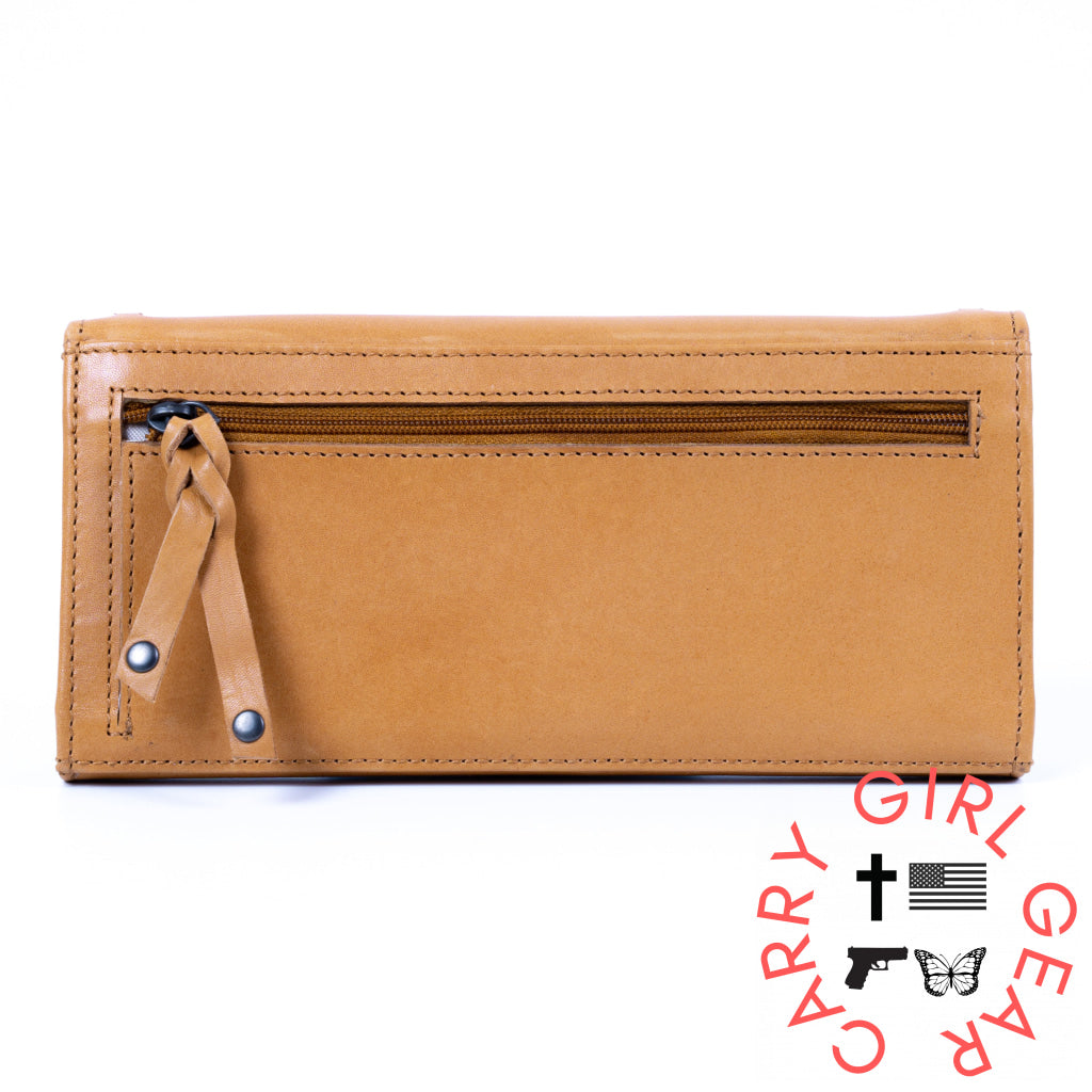 Hope Rfid Leather Laced Wallet By Lady Conceal Wallets