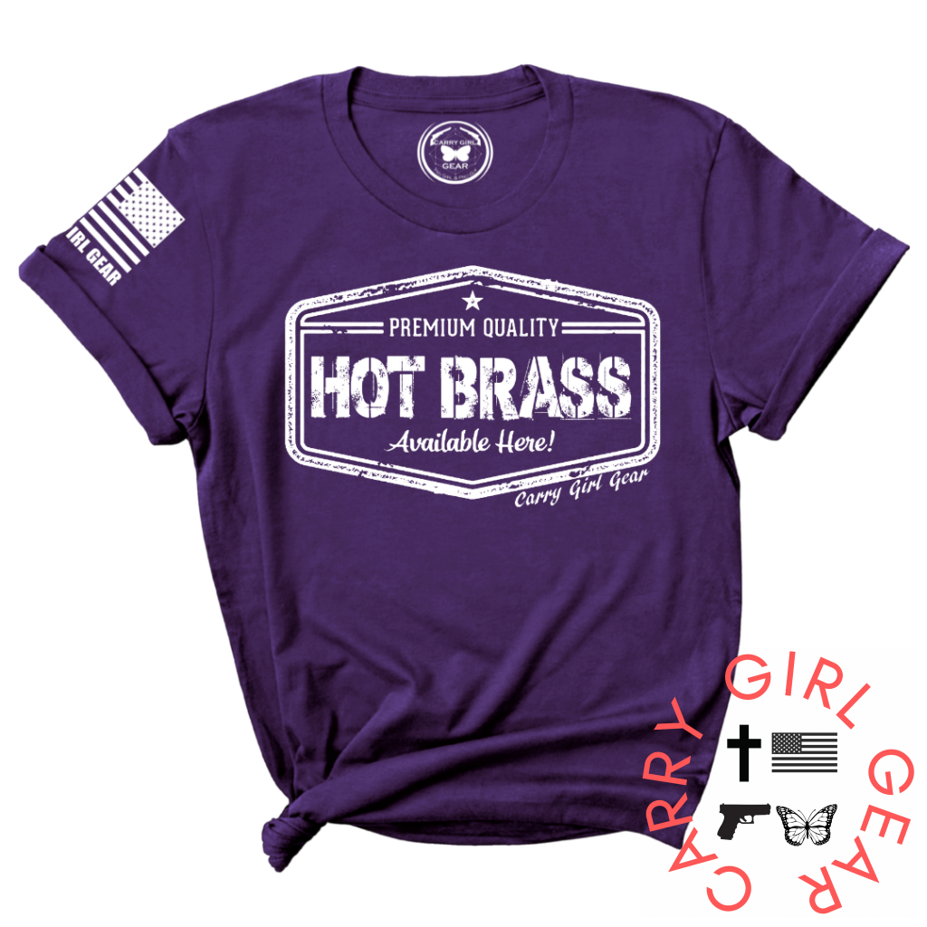 Hot Brass Tee Xs / Purple Unisex Cut Cgg Perfect Tee