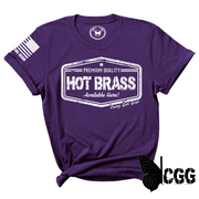 Hot Brass Tee Xs / Purple Unisex Cut Cgg Perfect Tee