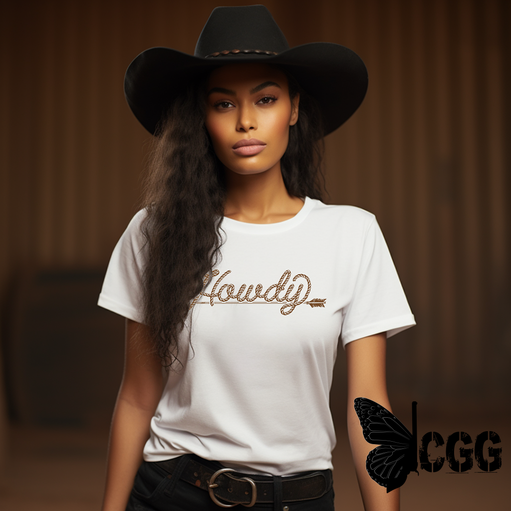 Howdy T-Shirt Bourbon Cowgirl