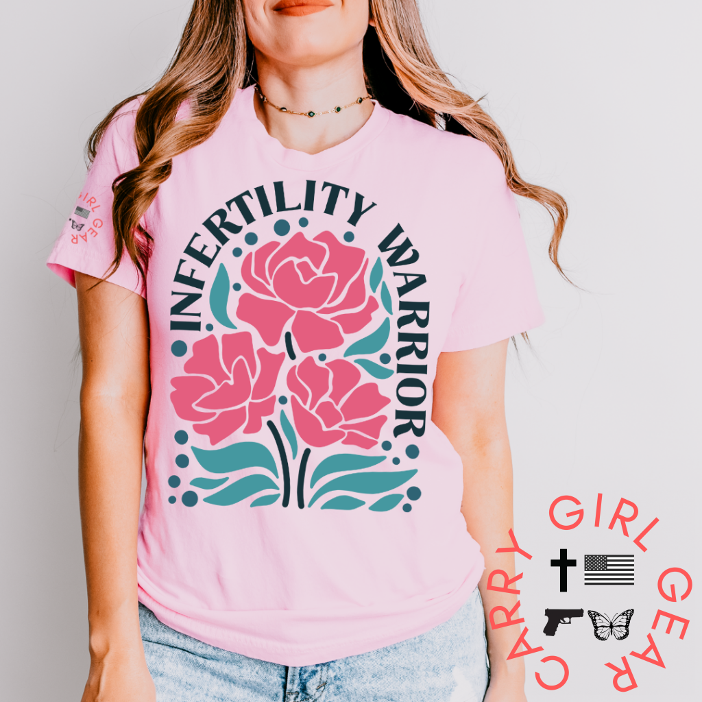 I AM A WARRIOR Tee SM / PINK / UNISEX CUT CGG PERFECT TEE