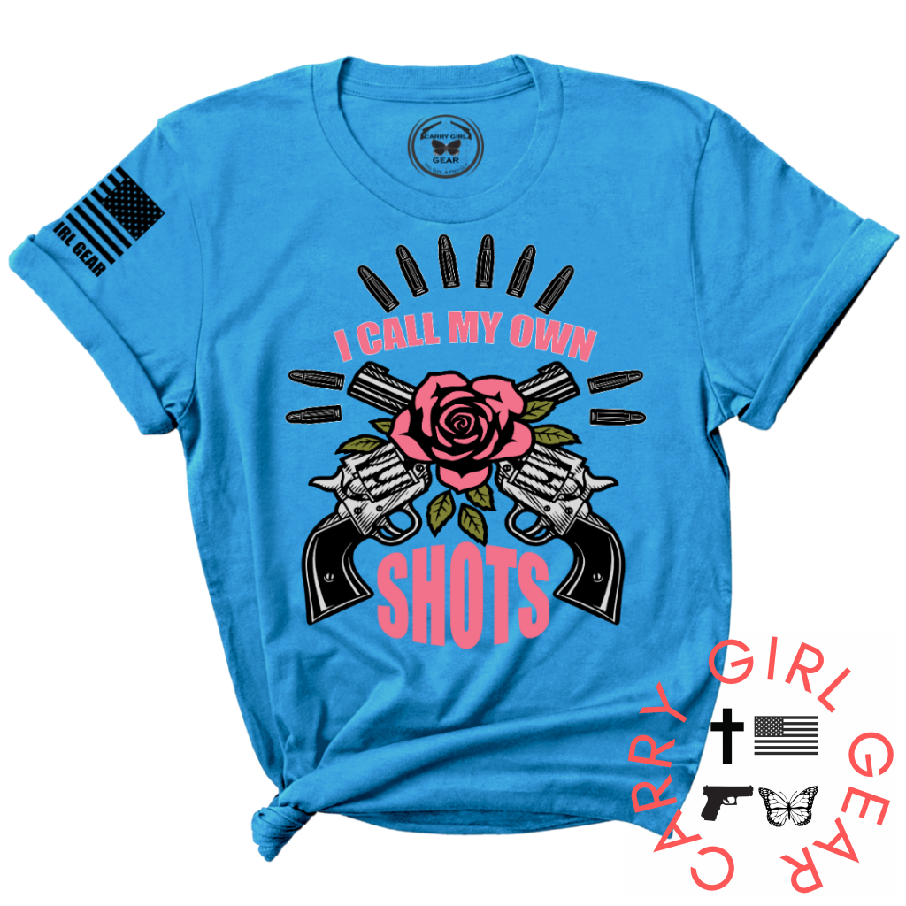 I Call My Own Shots Tee Xs / Turquoise Unisex Cut Cgg Perfect Tee