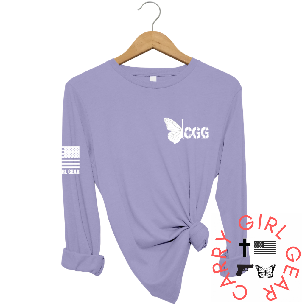 I Love Cgg Long Sleeve Lavender / Xs