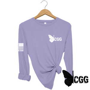 I Love Cgg Long Sleeve Lavender / Xs