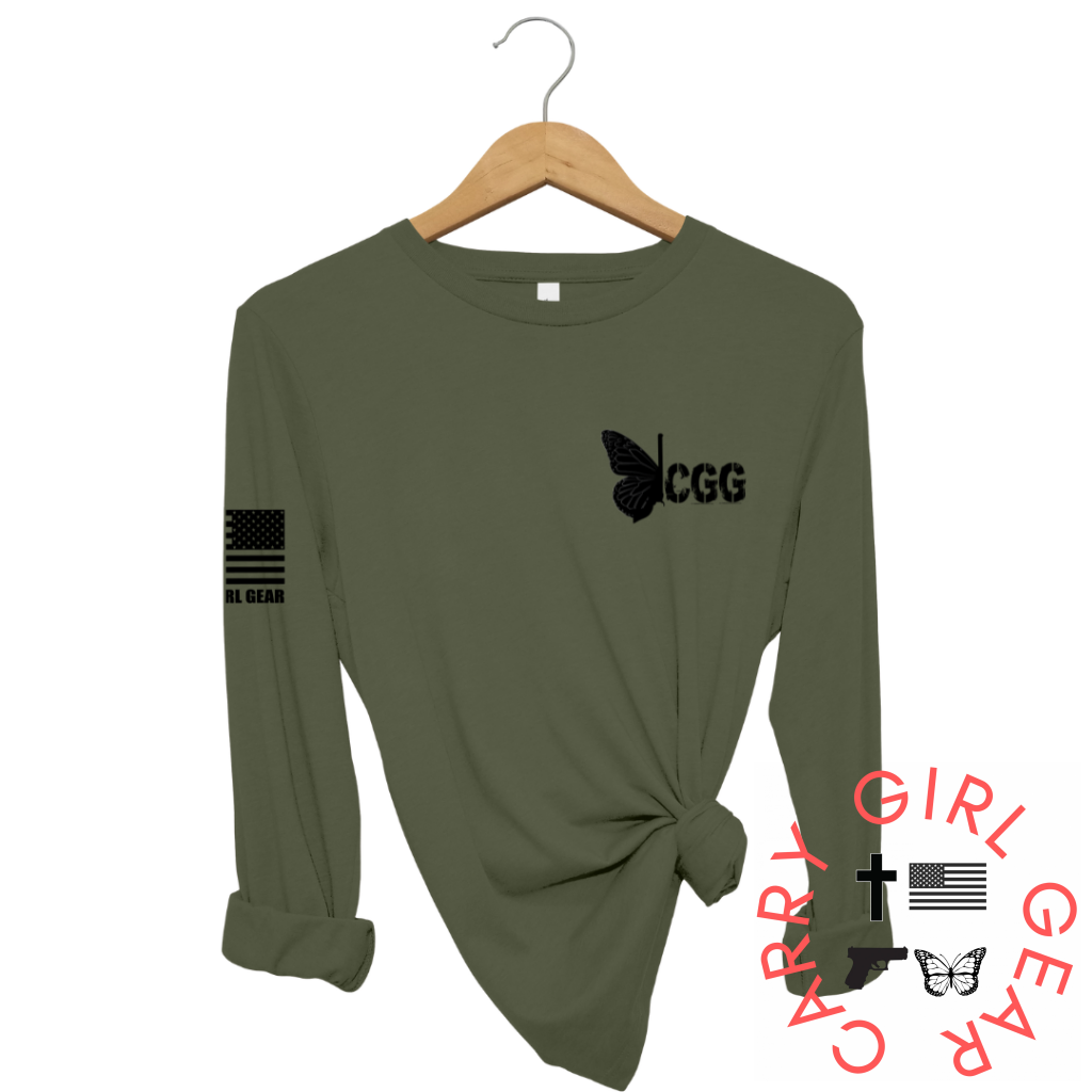 I Love Cgg Long Sleeve Olive / Xs
