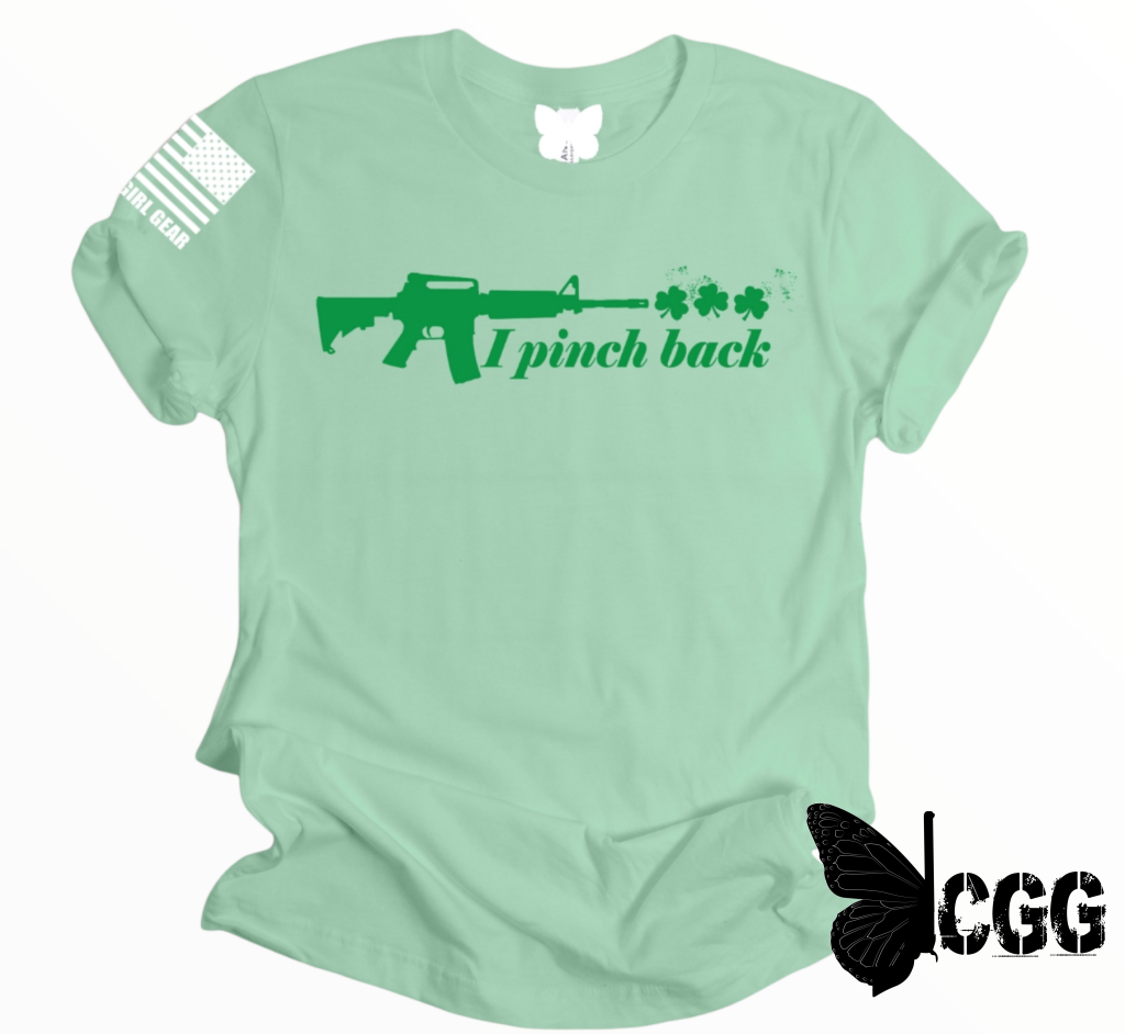 I Pinch Back Tee Xs / Mint Unisex Cut Cgg Perfect Tee