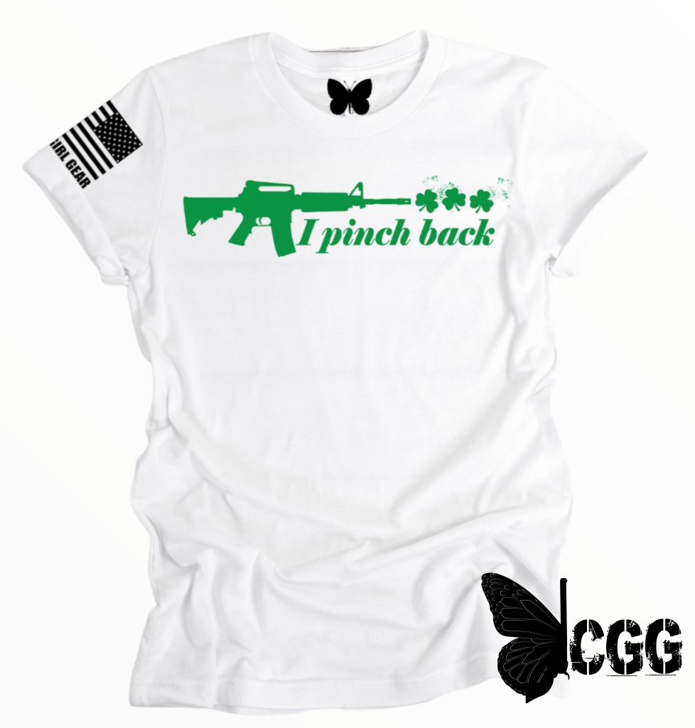 I Pinch Back Tee Xs / White Unisex Cut Cgg Perfect Tee