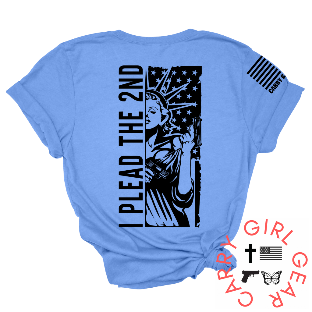 I Plead The 2Nd Tee Xs / Carolina Unisex Cut Cgg Perfect Tee