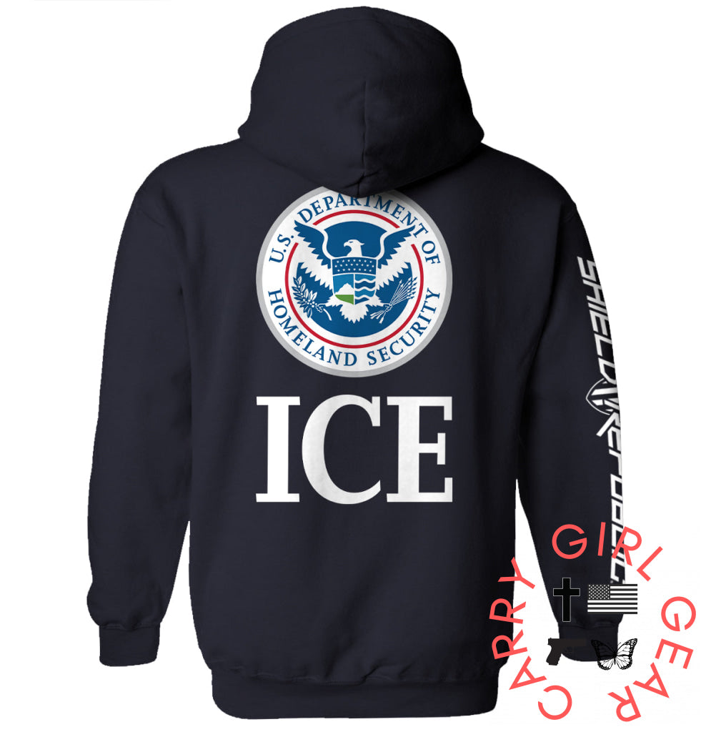ICE Homeland Security Hoodie / Navy / S NC - Apparel