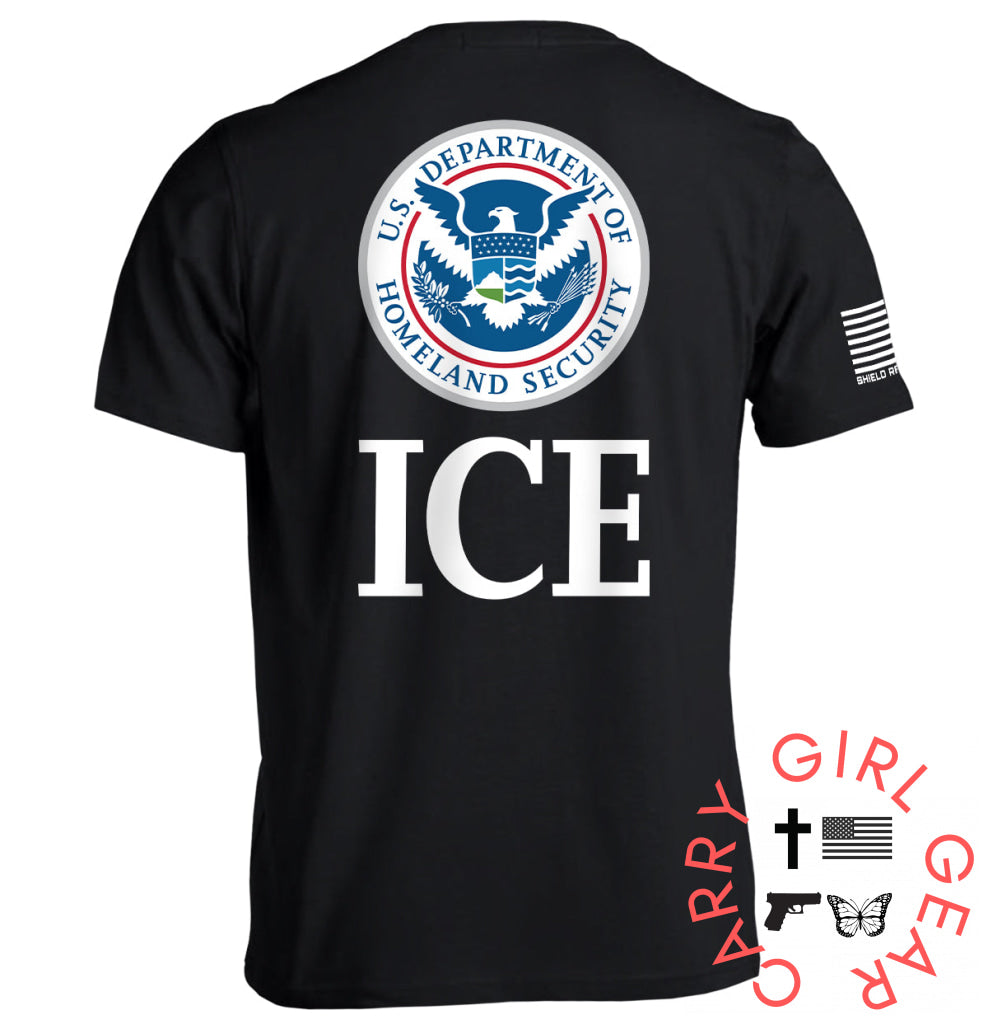 ICE Homeland Security Tee / Black / S NC - Apparel