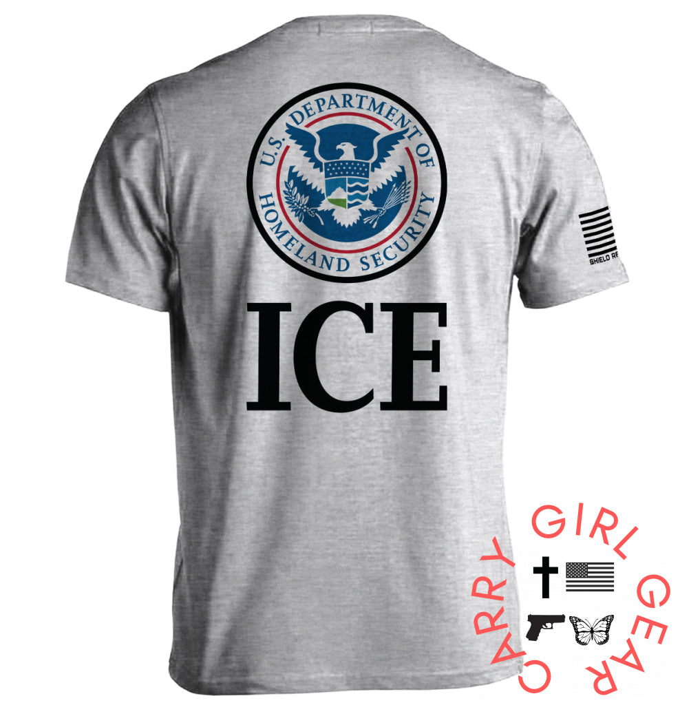 ICE Homeland Security Tee / Sport Grey / S NC - Apparel