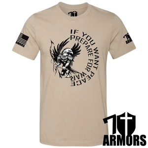 If You Want Peace T-Shirt Sm / Fde T-Shirts