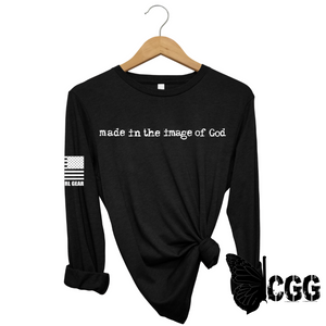 Image Of God Long Sleeve Black / Xs