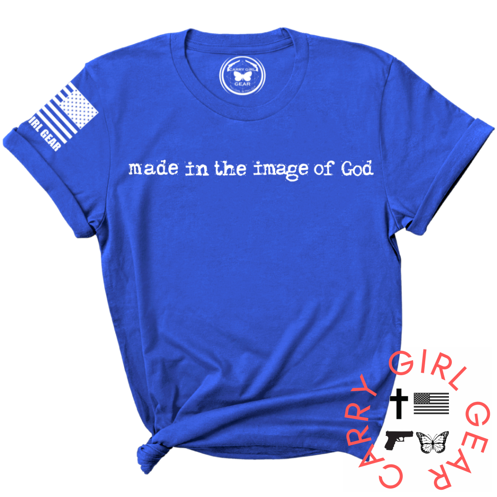 Image Of God Tee Xs / Royal Blue Unisex Cut Cgg Perfect Tee
