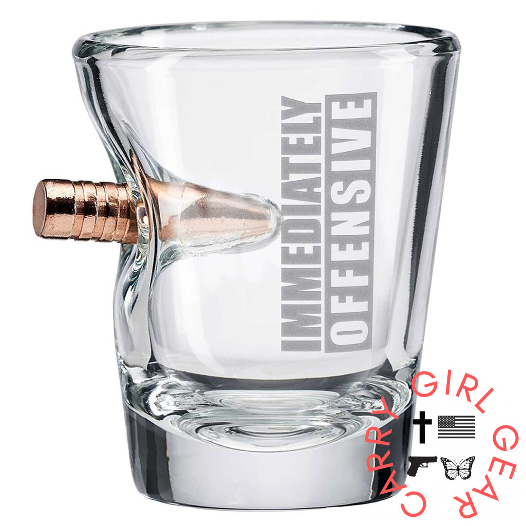 Immediately Offensive Glasses No / Shot Glass (2Oz)