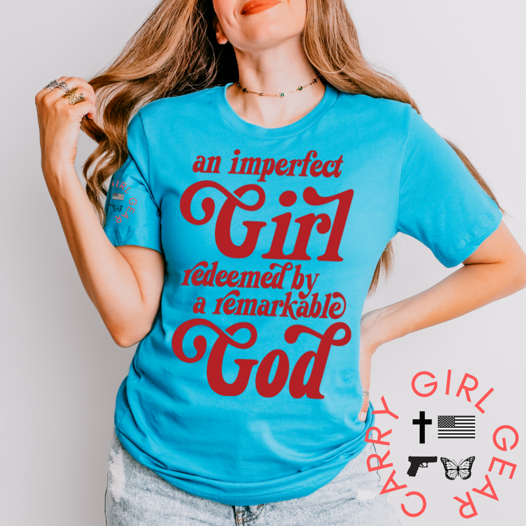 IMPERFECT GIRL TEE SM / TURQUOISE / UNISEX CUT CGG PERFECT TEE