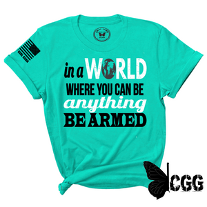 In A World Tee Xs / Jade Unisex Cut Cgg Perfect Tee