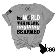 In A World Tee Xs / Steel Unisex Cut Cgg Perfect Tee