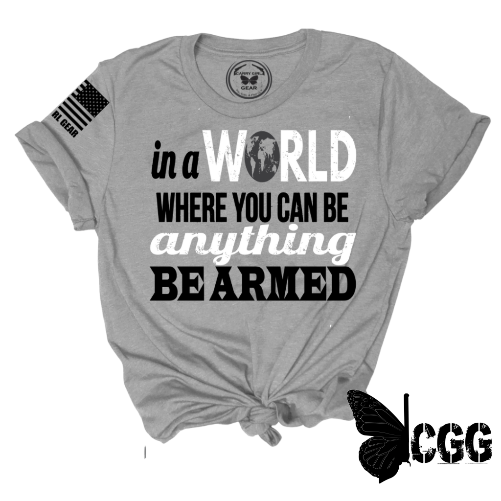 In A World Tee Xs / Steel Unisex Cut Cgg Perfect Tee