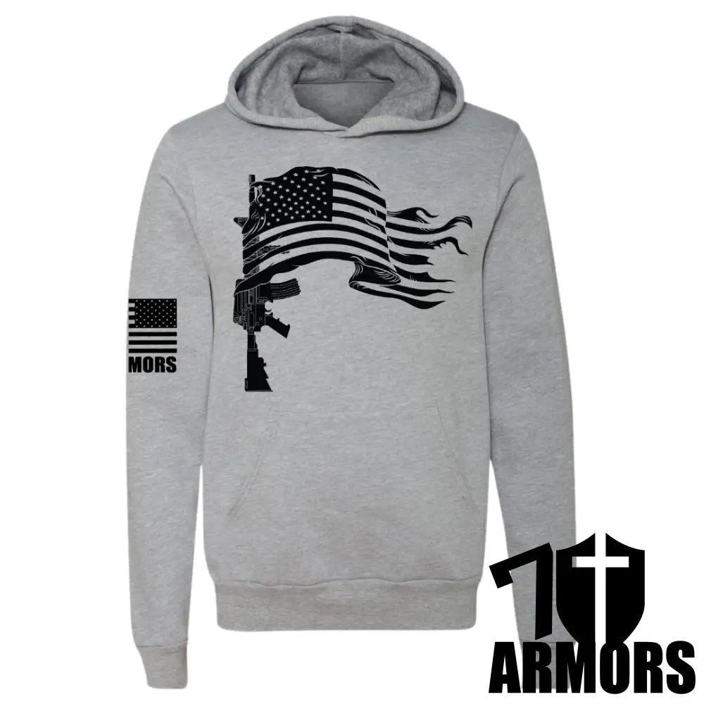 In Defense Of Liberty Hoodie Sm / Gray