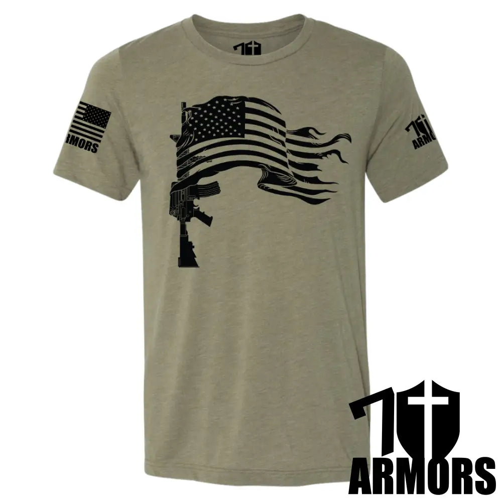 In Defense Of Liberty T-Shirt Sm / Od Green T-Shirts