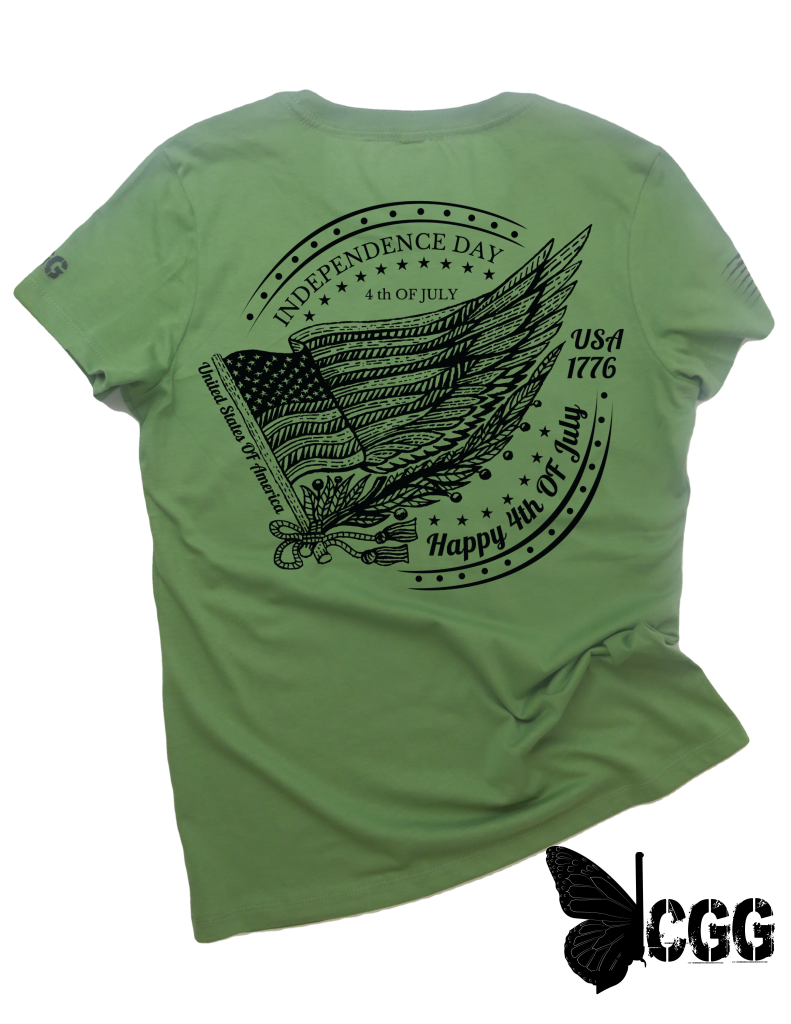 Indepenence Day **june 2022 Club Tee Xs / Olive Womens Cut