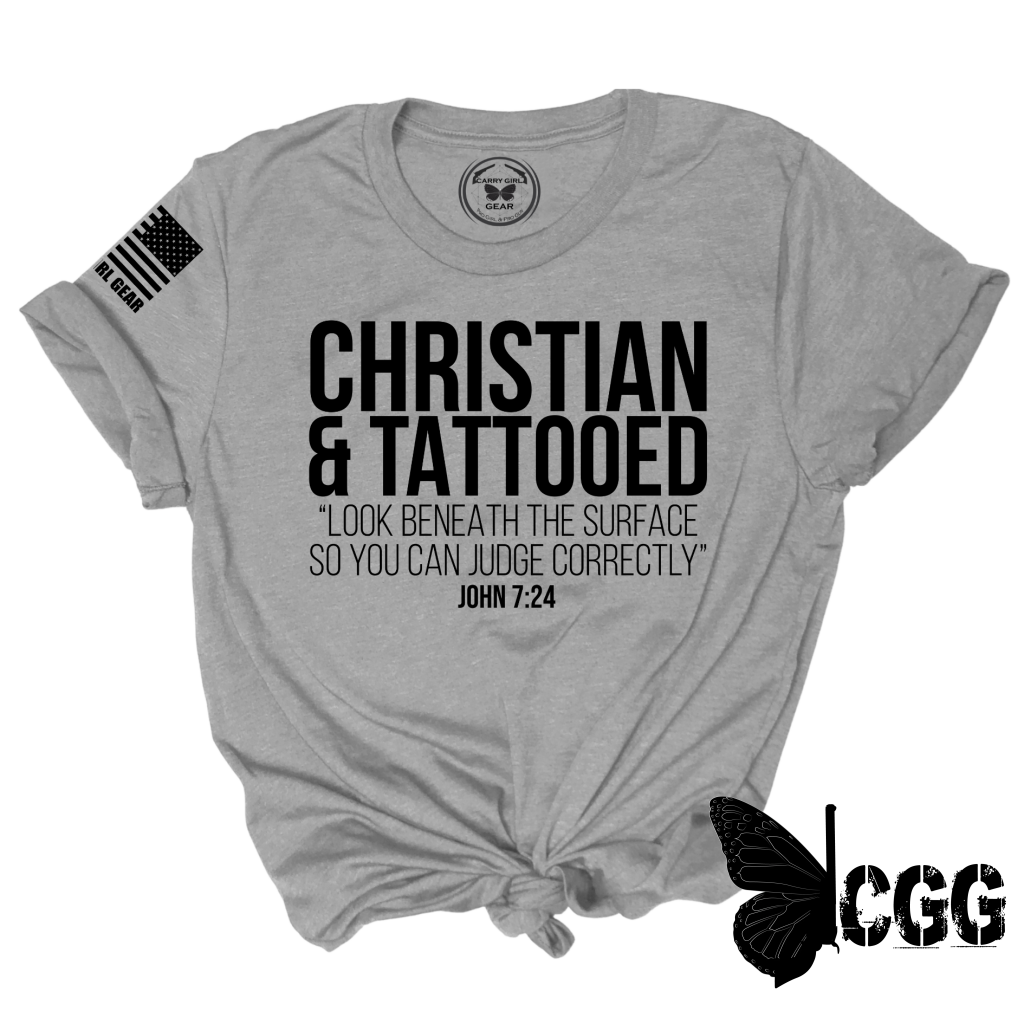 Ink & Faith Tee Xs / Steel Unisex Cut Cgg Perfect