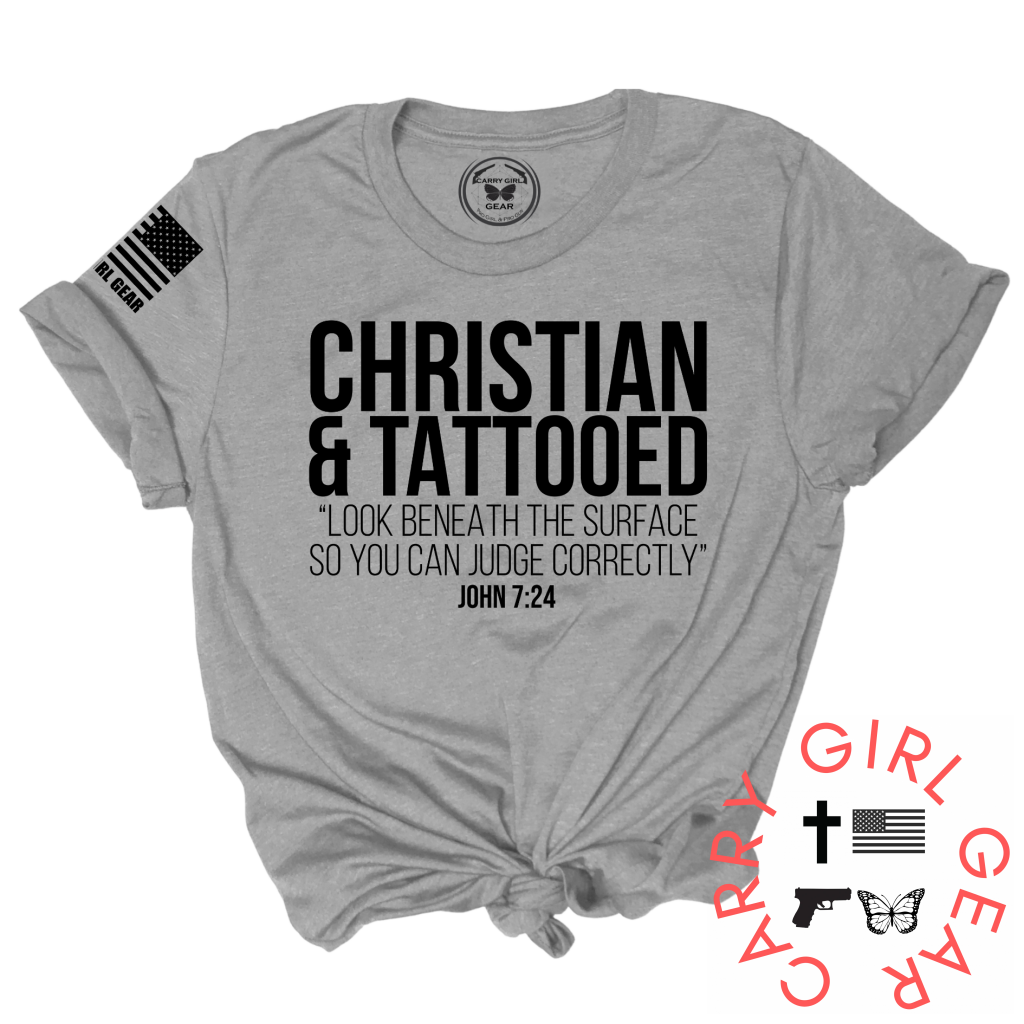 Ink & Faith Tee Xs / Steel Unisex Cut Cgg Perfect