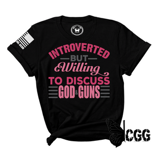 Introverted Tee Xs / Black Unisex Cut Cgg Perfect Tee