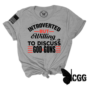 Introverted Tee Xs / Steel Unisex Cut Cgg Perfect Tee