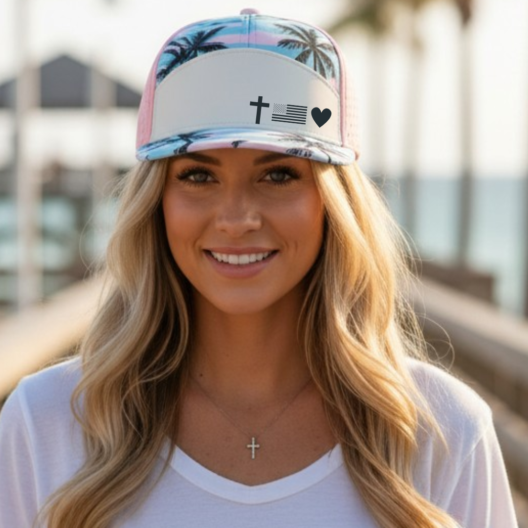 FAITH FREEDOM & LOVE ISLAND HAT