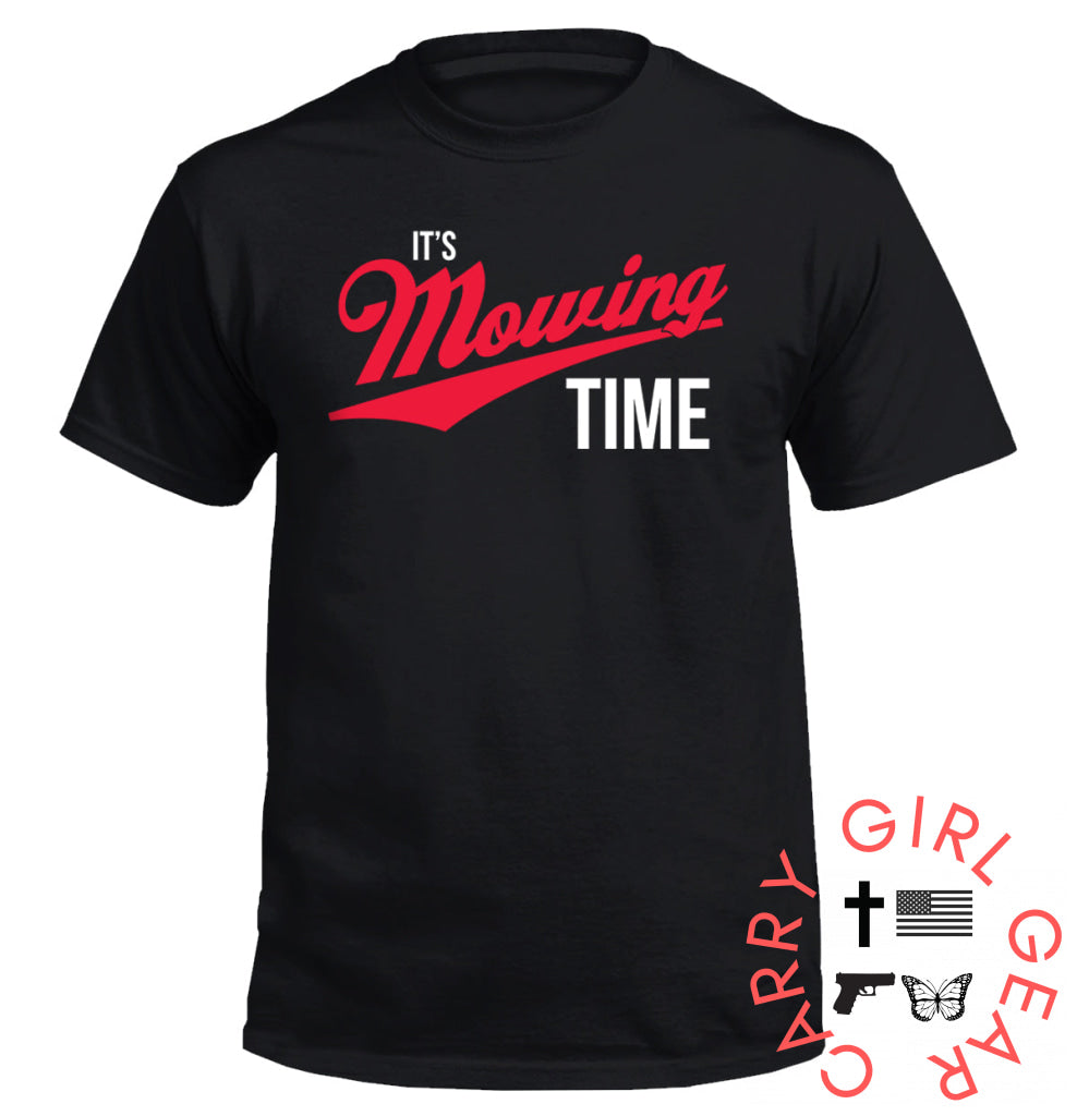 It’s Mowing Time Tee / Black / S NC - Apparel
