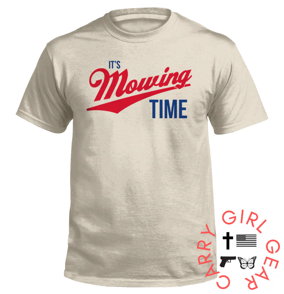 It’s Mowing Time Tee / Natural / S NC - Apparel