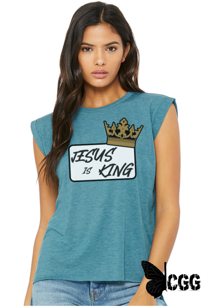 Jesus Is King Design Crew Sweatshirt