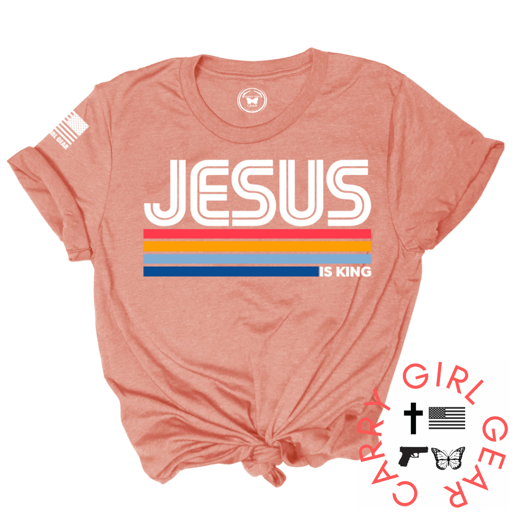 JESUS IS KING TEE XS / FAITHFIRE / UNISEX CUT CGG PERFECT TEE