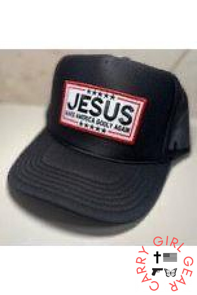 Jesus. Make America Godly Again trucker hat -clearance Black