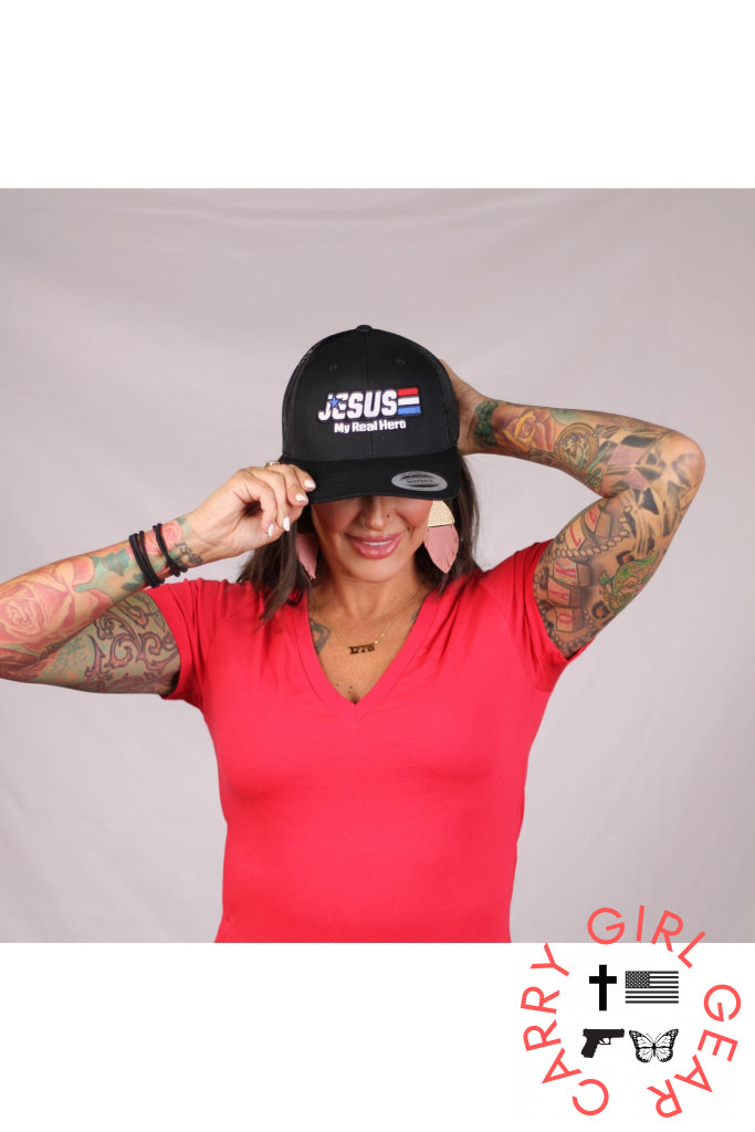 Jesus My Real Hero Hat -clearance Hat