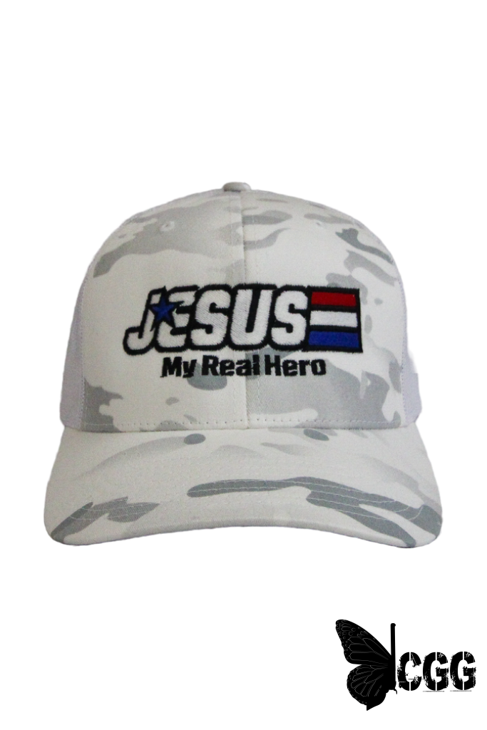 Jesus My Real Hero Hat (Color Options)