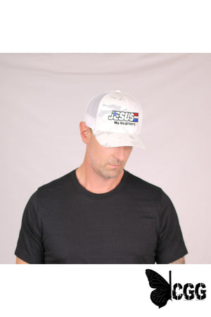 Jesus My Real Hero Hat (Color Options) Alpine Camo