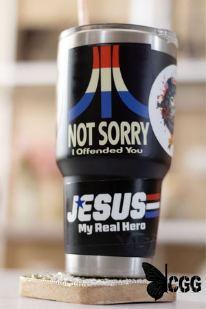 Jesus My Real Hero Sticker