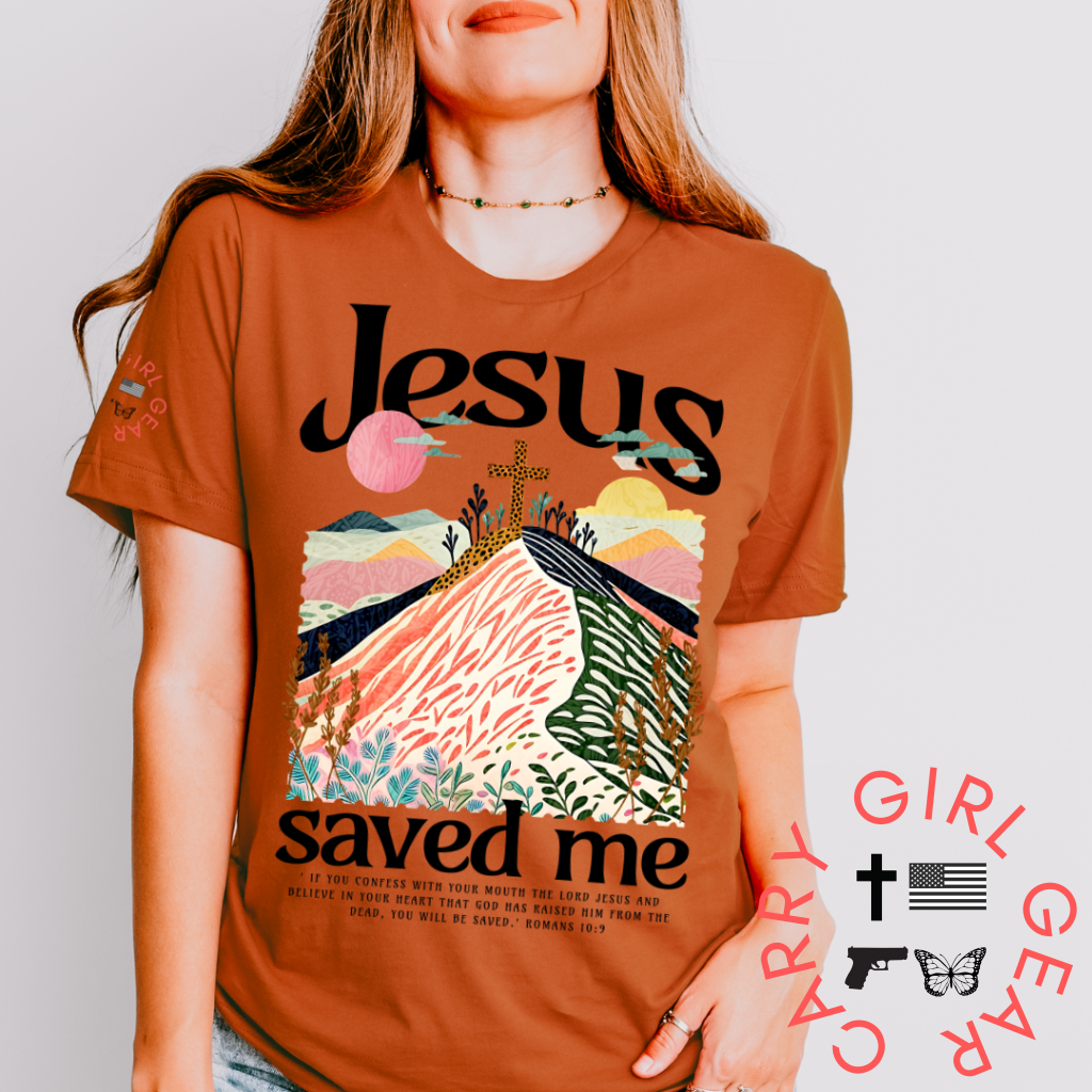 JESUS SAVED ME TEE SM / AUTUMN / UNISEX CUT CGG PERFECT TEE