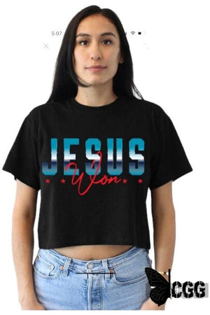 Jesus Won Design Crew Sweatshirt