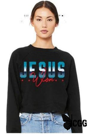 Jesus Won Design Crew Sweatshirt