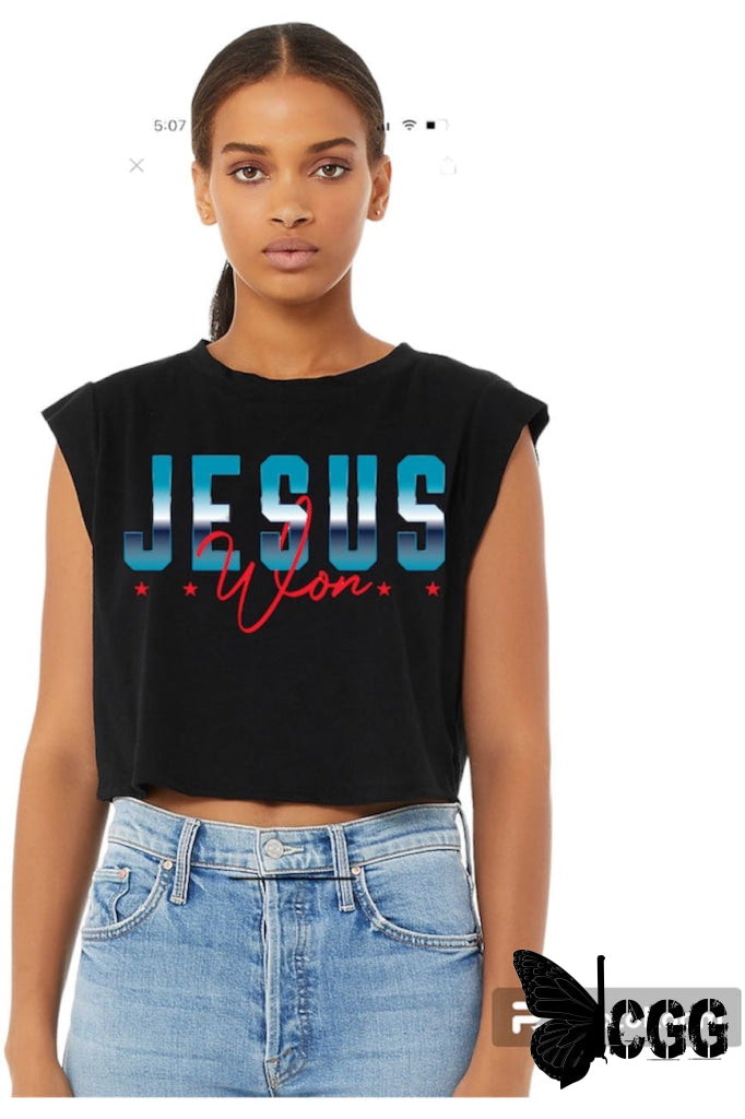 Jesus Won Design Crew Sweatshirt