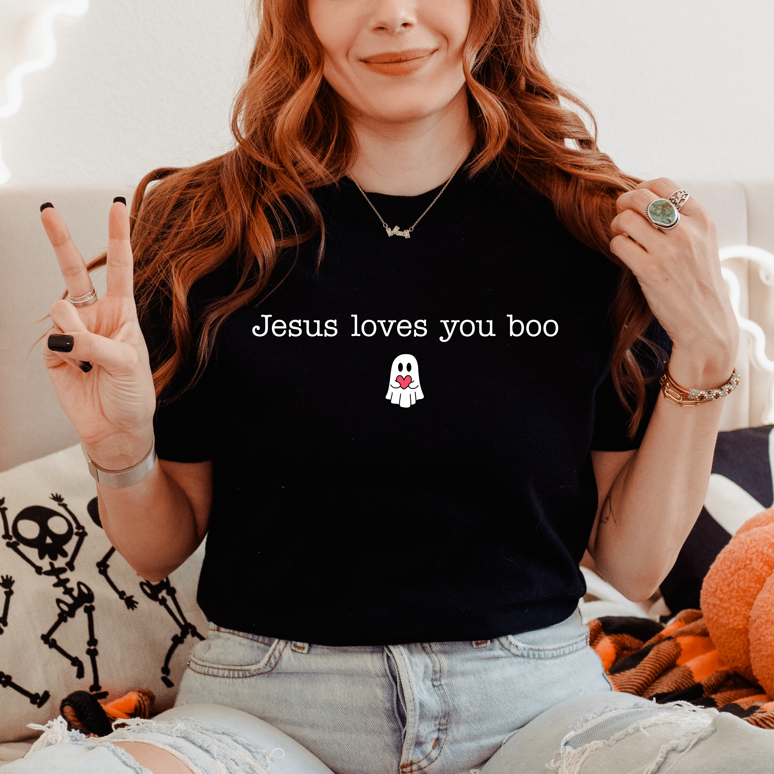 Jesus loves you boo Tee