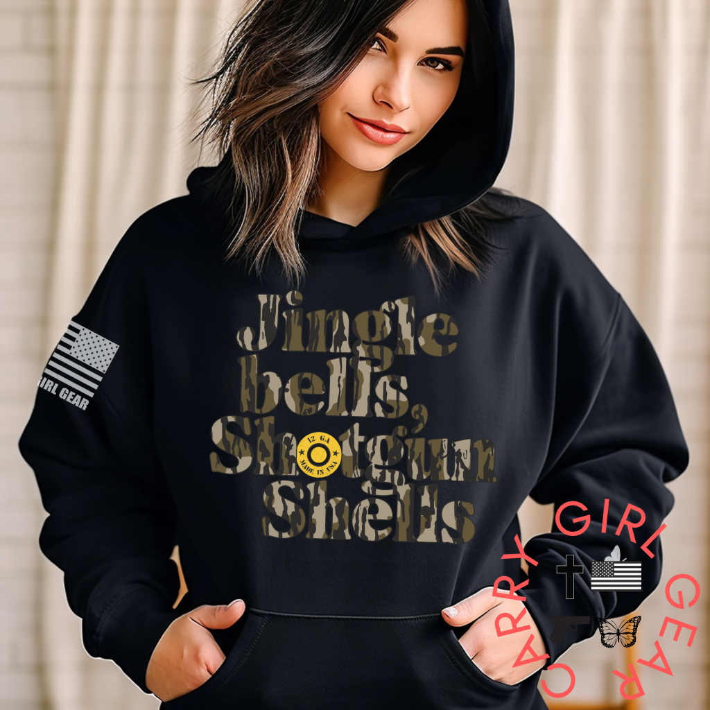 Jingle Bells Hoodie Xs / Black Hoodie