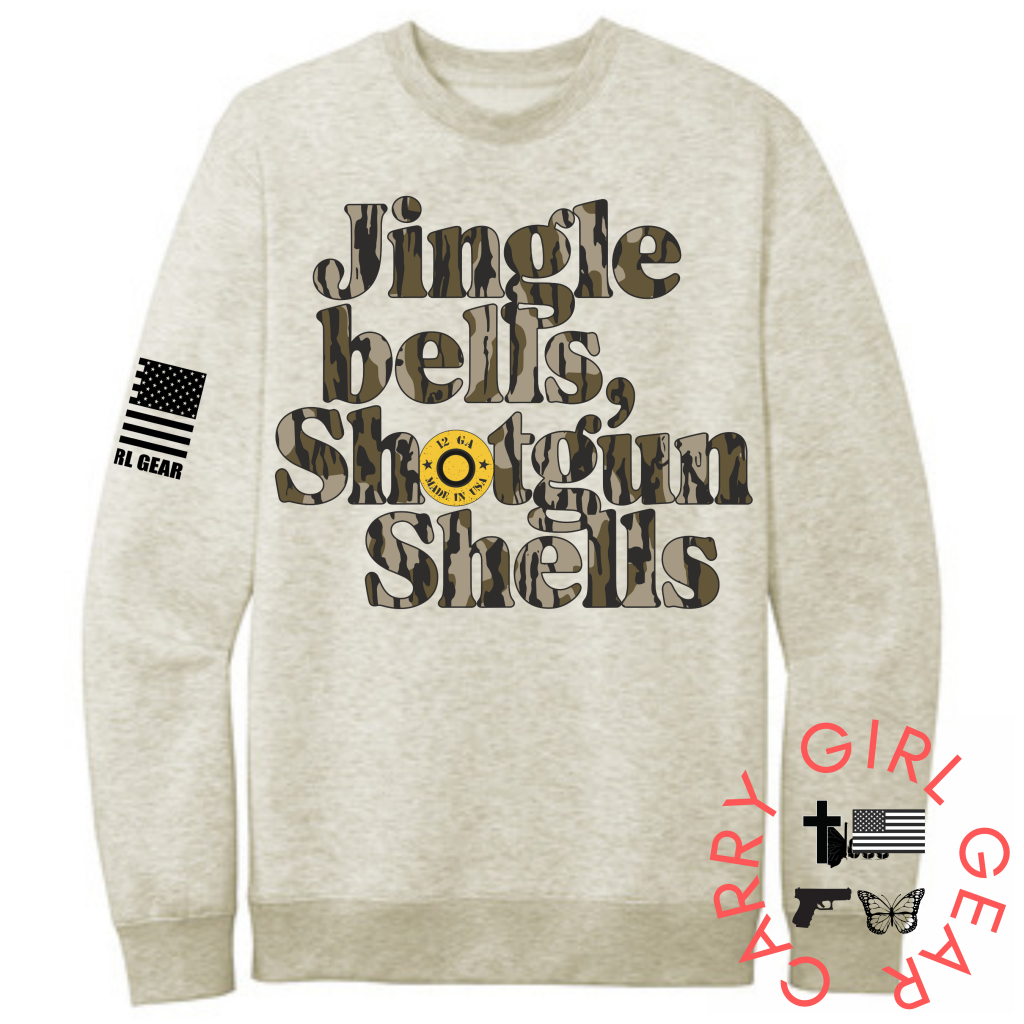 Jingle Bells Sweatshirt Xs / Oatmeal Hoodie