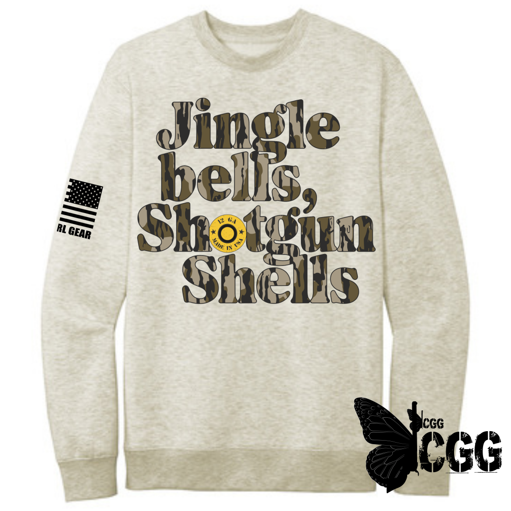 Jingle Bells Sweatshirt Xs / Oatmeal Hoodie