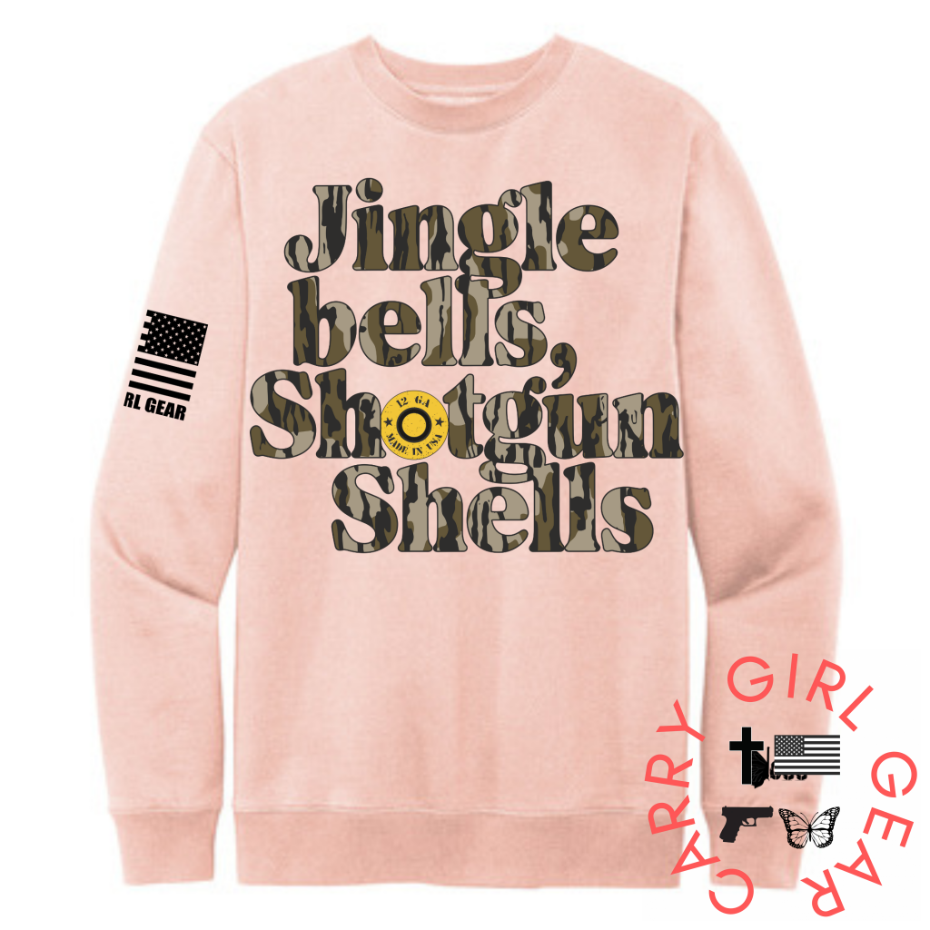 Jingle Bells Sweatshirt Xs / Rose Hoodie